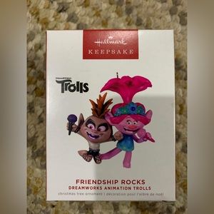 hallmark ornament trolls friendship rocks